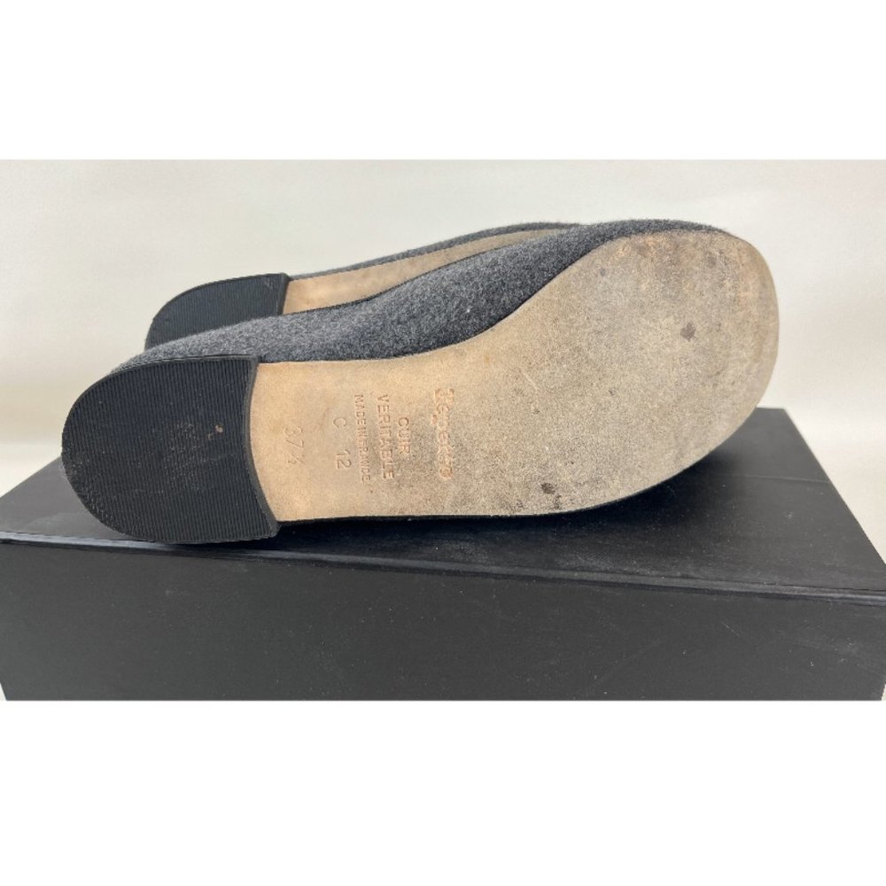 REPETTO GRAY WOOL BALLET FLAT 7.5 - Picture 3 of 3